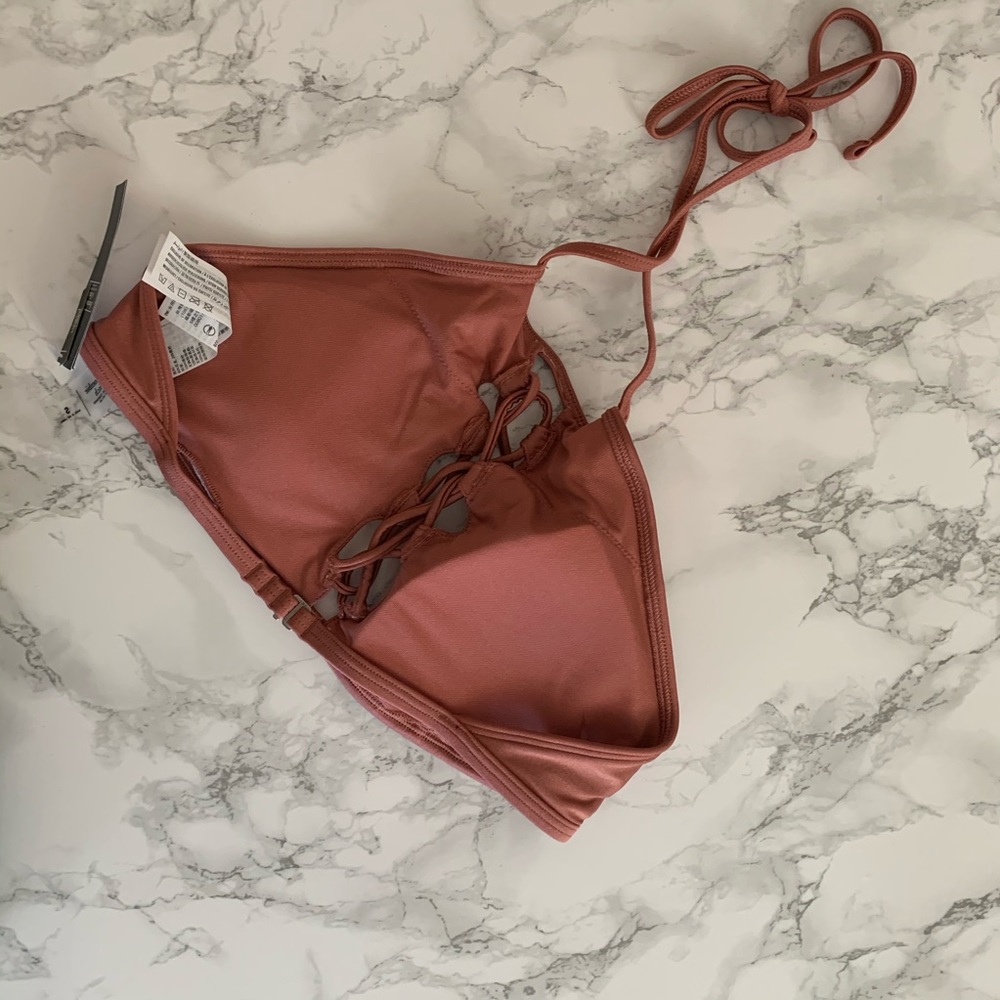 NWT! A&F Pink Bikini Halter Design - Picture 3 of 3